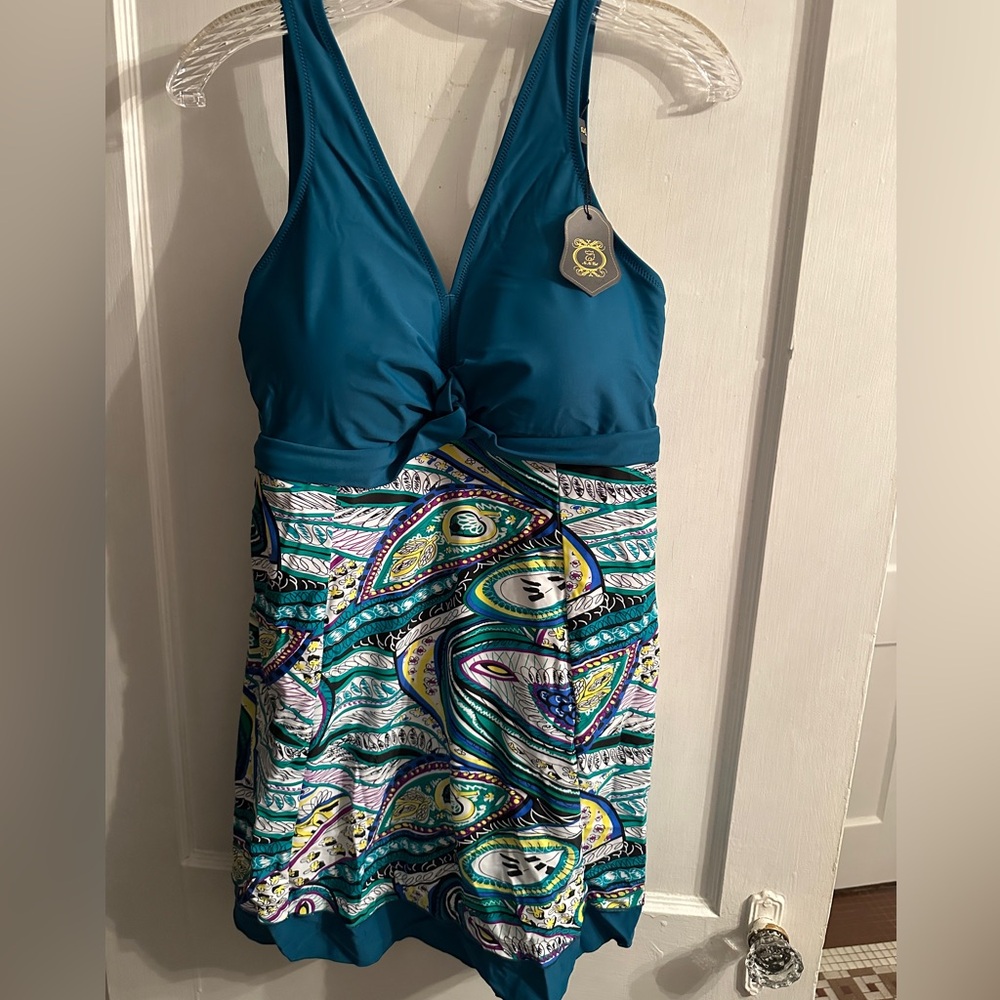 No No Cat Swimdress Women's One-Piece Swimsuit Plus Size XXL - NWT